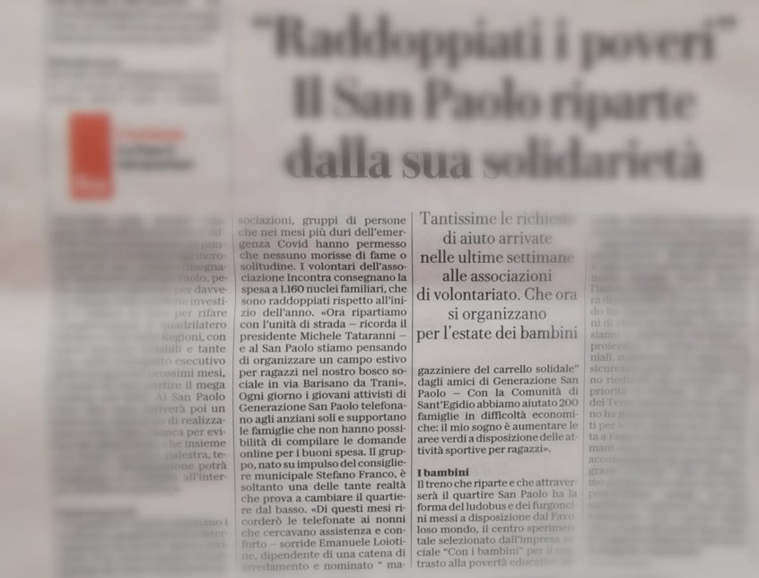 Articolo Pubblicato su Repubblica